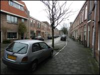 Straatbeeld vanaf de voordeur